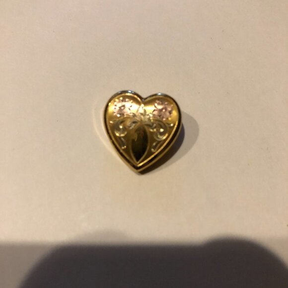 Vintage Small P & K Pitman & Keeler 1/20 10 KT GF Heart Pin Valentines Day! - Picture 3 of 4